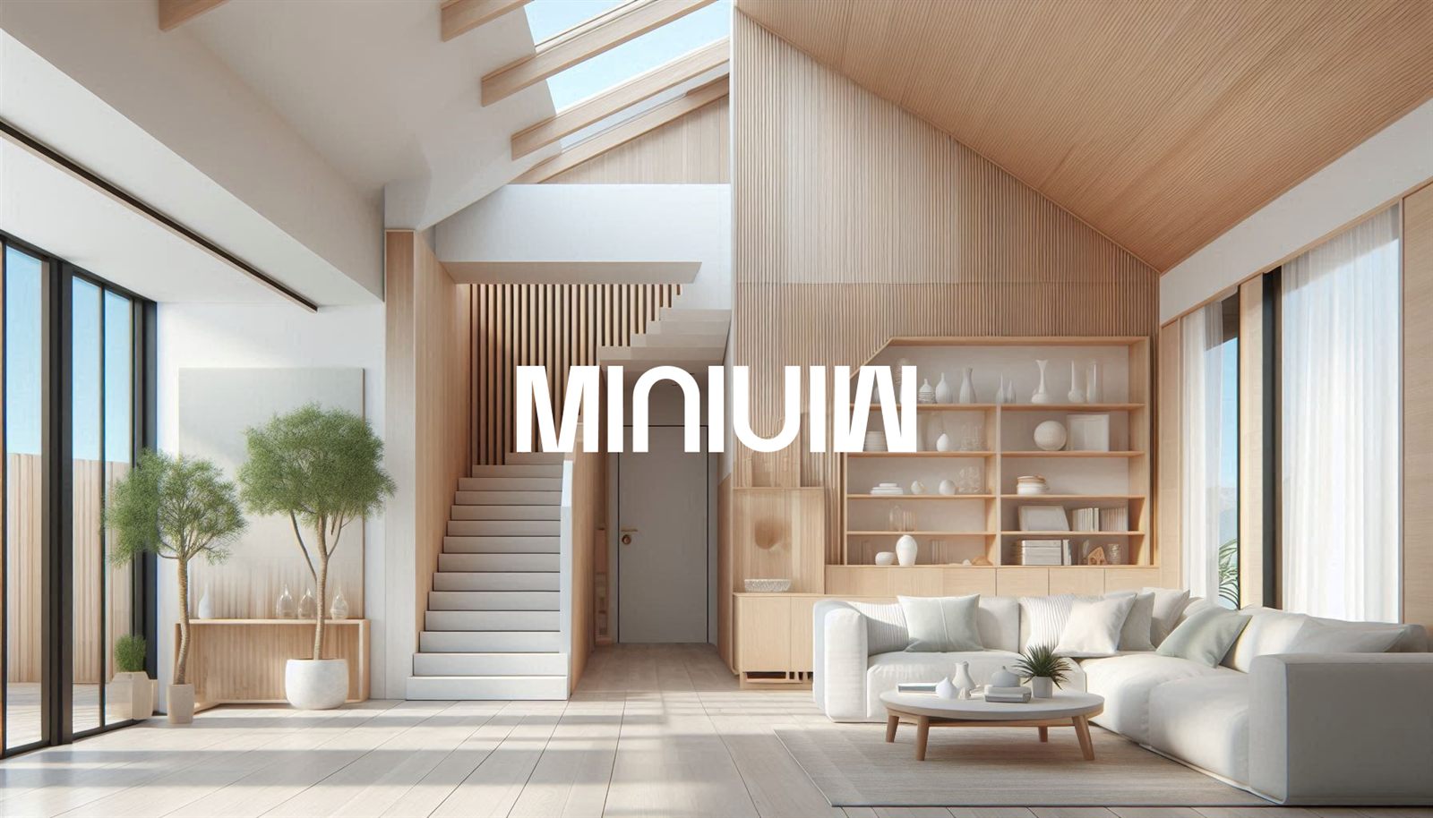 Intérieur épuré et lumineux